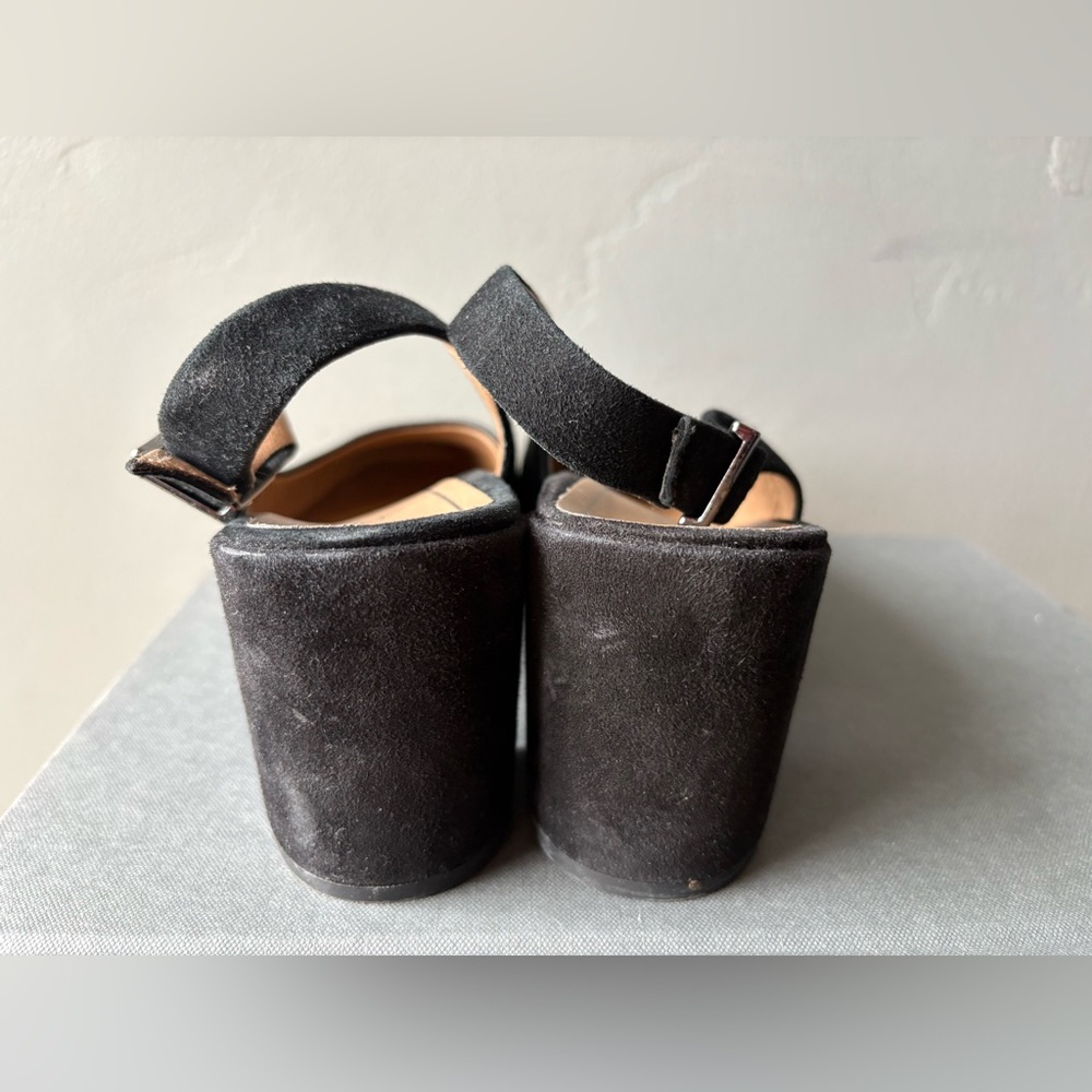Vionic Nareen Suede Slingback Black Heels ~ Size 11 - Picture 4 of 9